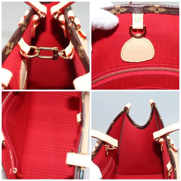 LOUIS VUITTON Monogram Painted Dots On the Go MM Bag M46379 LV Auth BA1048SM - Picture 15 of 16